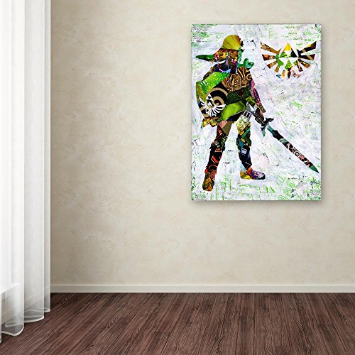 Zelda 4 By Artpoptart, 14X19-Inch Canvas Wall Art #TOP2