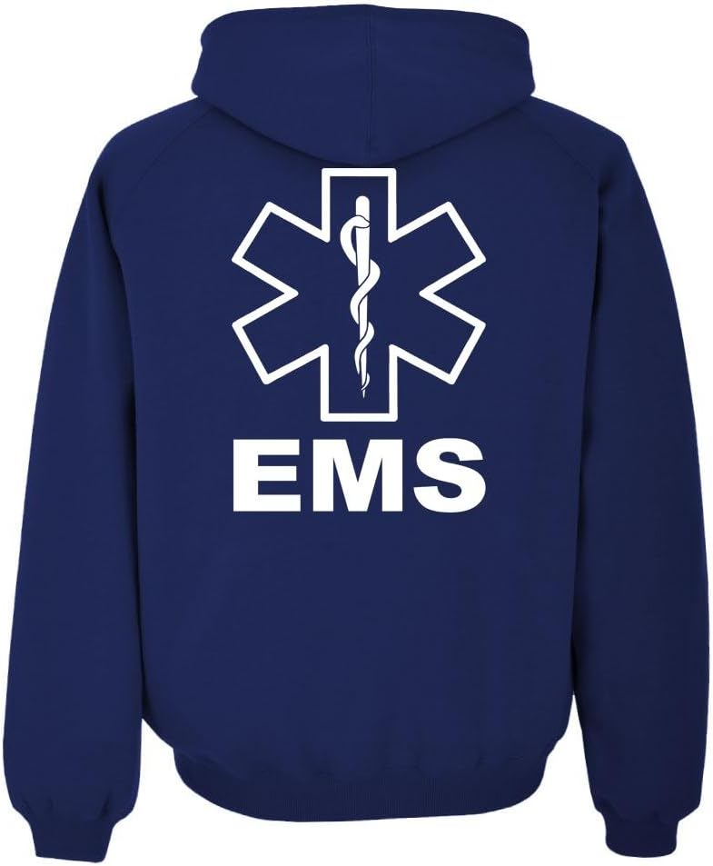 v2 EMS - emergency medical services - Mens Pullover Hoodie