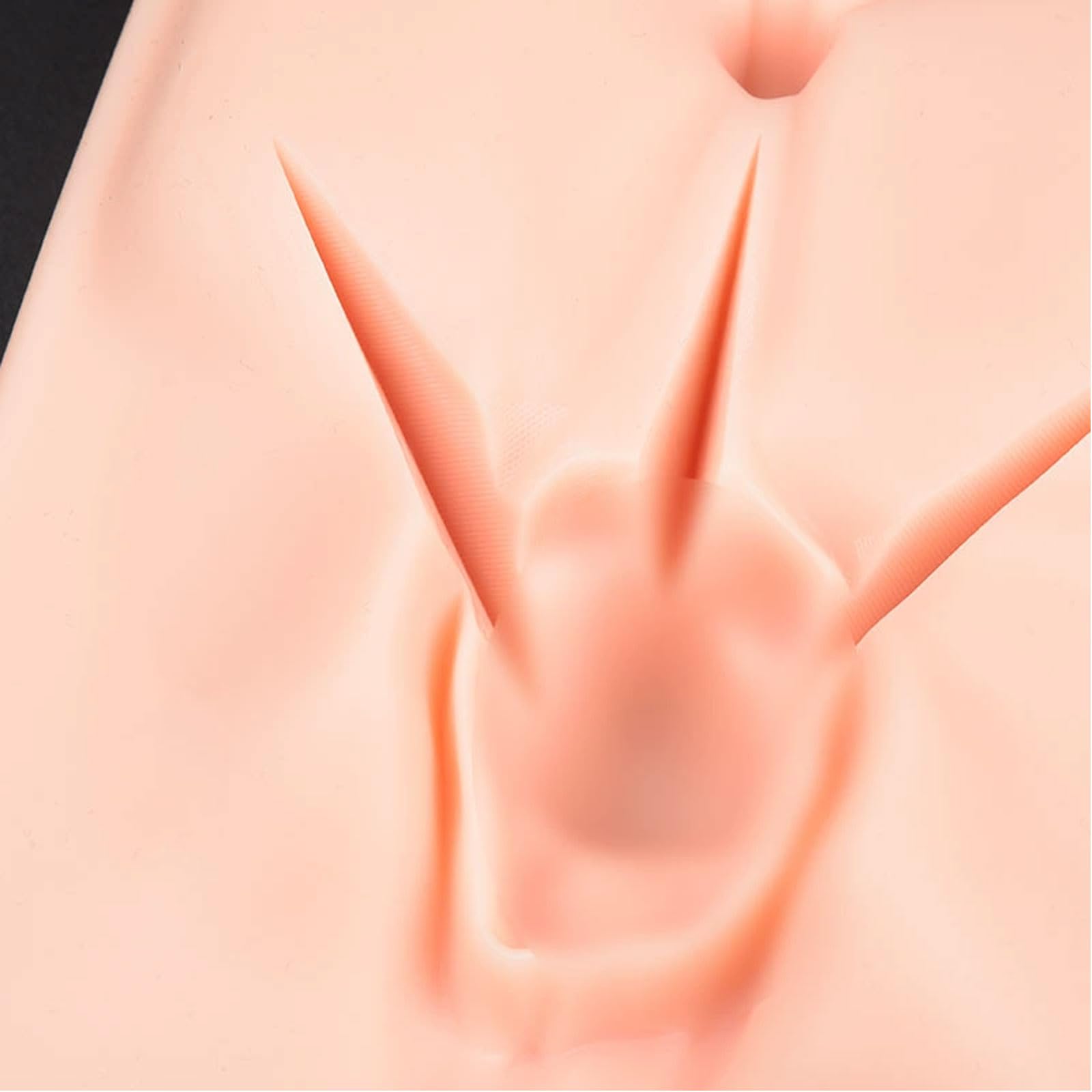 JOSBY Simulador de sutura de episiotomía de laceración, Modelo de práctica de sutura perineal de incisión de Vulva Femenina, Modelo didáctico, simulador de Parto, para la enseñanza de ginecología