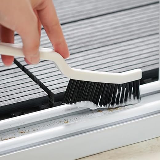 Multifunction Gap Window Door Groove Cleaning Brush Plastic Long Handle Floor Tile Hard Brush Bathroom Kitchen Cleaning Tools