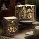 CUTEROOM Miniatur Hausbausatz, kleine Hausbausätze zum Bauen, DIY Puppenhaus aus Holz mit LED, Mini Modellbausätze als Geschenk für Teenager und Erwachsene (Forest Wonderland)