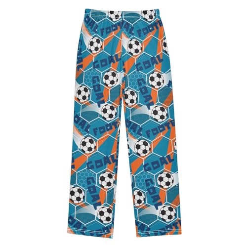 Football Soccer Ball Sports Grunge Boys Pants for Kids Jogger Pants with Pockets S-XL