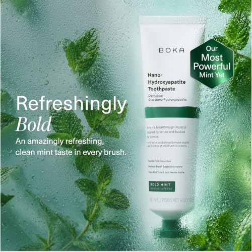 Image of Boka Toothpaste - Nano Hydroxyapatite Toothpaste, Fluoride Free Toothpaste