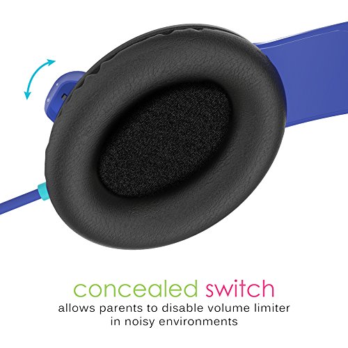 Image of MEE audio Bulk Muti Pack of 3 KidJamz 3 Child Safe Headphones for Kids with Volume-Limiting Technology (Mixed Colors 3 Pack - Black, Blue & Pink)