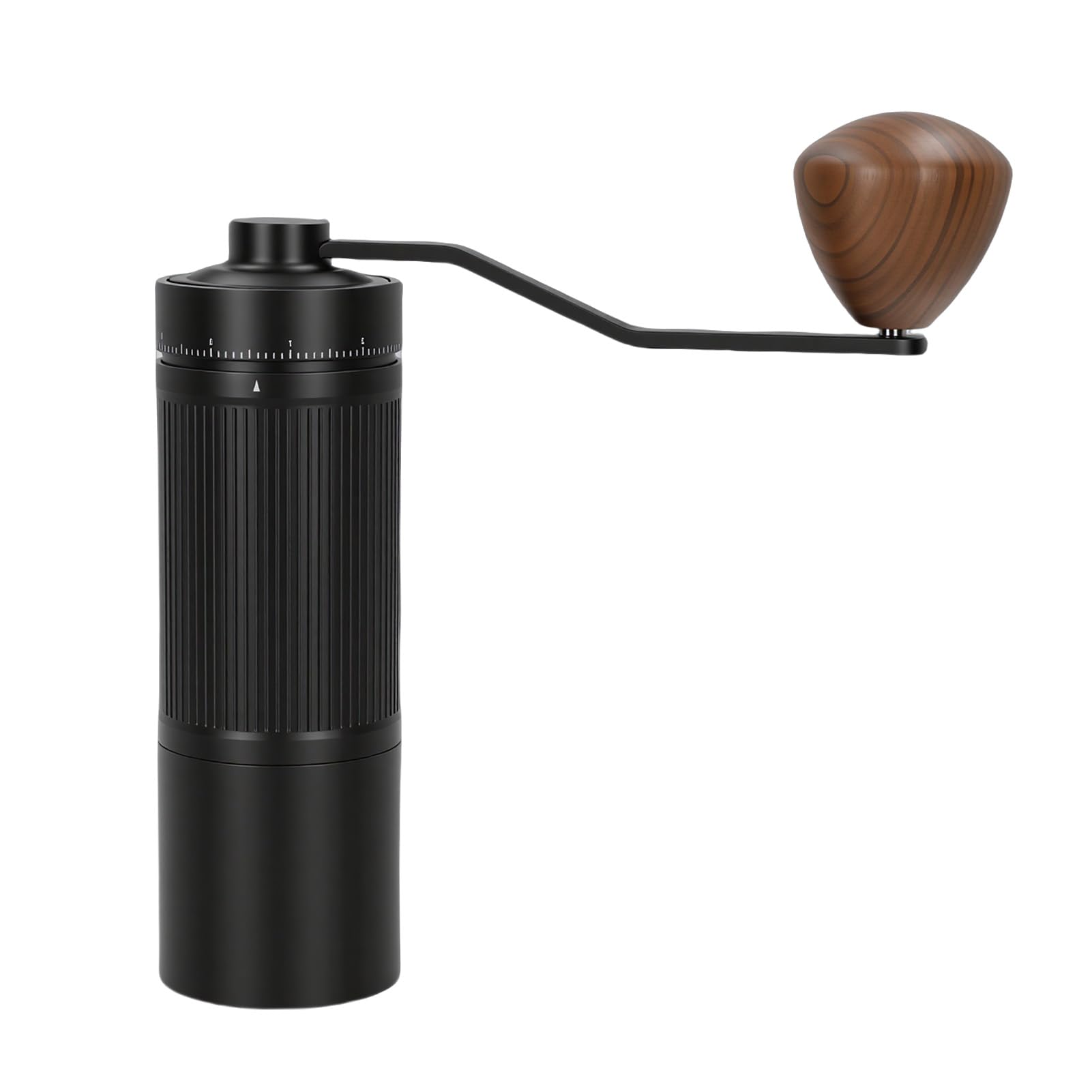Mini Molinillo de café Manual, 49 Ajustes Ajustables, Cuerpo de Aluminio, Rebabas de Acero Inoxidable, Fácil Mantenimiento, Diseño Compacto, Tamaño de Partícula Uniforme,