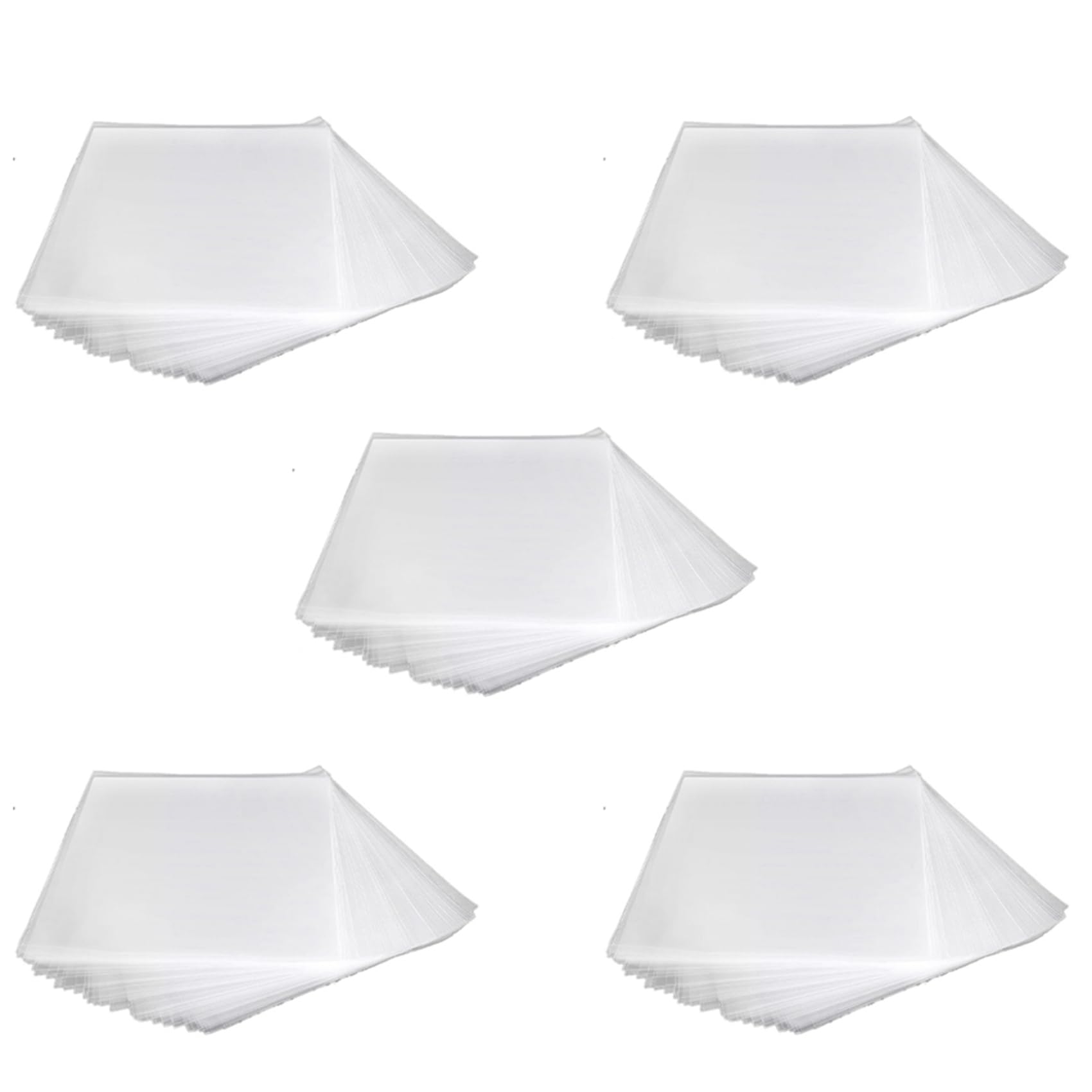 250 PièCes SéRies OPP Gel Record Housse de Protection pour Platine Vinyle LP Vinyle Disque Sac Plat Ouvert