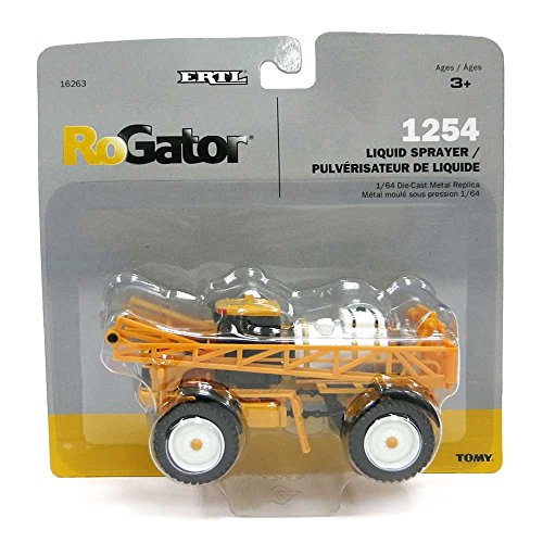 ERTL 1/64 Rogator 1254 Modelo Tractor Amarillo miniatura 2