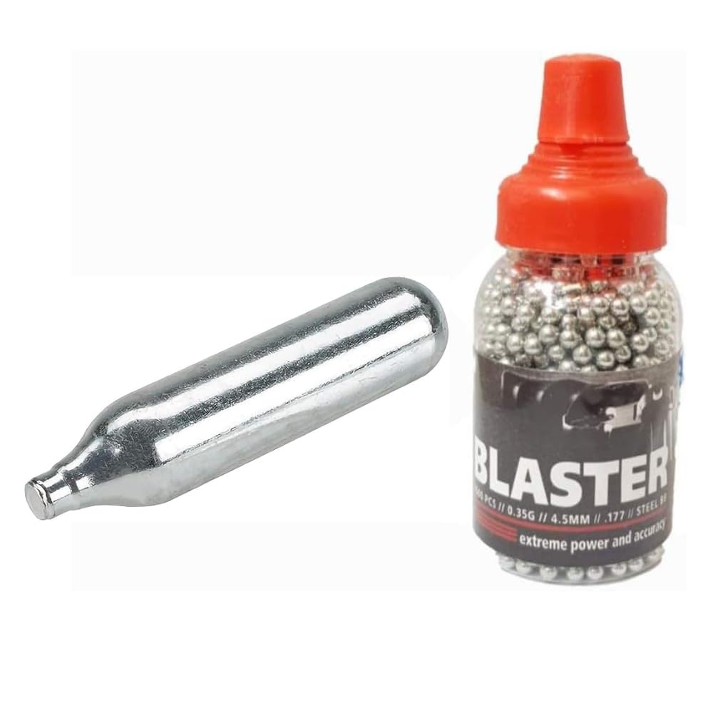 30 BOMBOLETTE CO2 SOFT AIR GAS 12G PER PISTOLA CO2 LIBERA VENDITA RICARICA + 1500n Pallini PIOMBINI steel bb in acciaio