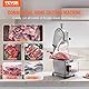VEVOR Knochen Sägemaschine, 1500 W 300 kg/h Elektrische Knochenschneidemaschine, 490x380 mm Knochenschneidemaschine, 4-200 mm Schnittdicke Gastro-Fleischsäge, Kommerzielle Knochensäge Fleischbandsäge