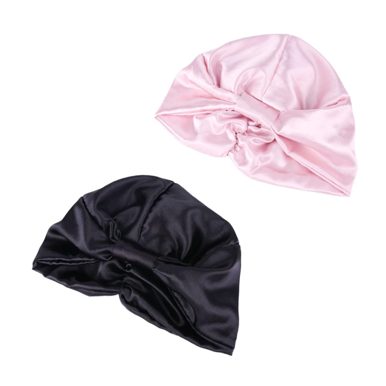 Beavorty 4 Pz Berretto chemioterapico in seta cappelli da doccia cuffia da doccia in seta cuffia per doccia tappo per doccia cuffie da doccia berretti da notte in raso dormire bevande donna
