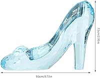 Vista 2 de Adorno de zapato de muñeca de tacón alto de princesa en miniatura, 3.93 x 2.95 x 1.57 pulgadas, juguete decorativo de decoración de escritorio