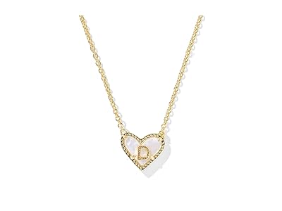 Kendra Scott Heart Letter D Short Pendant Women