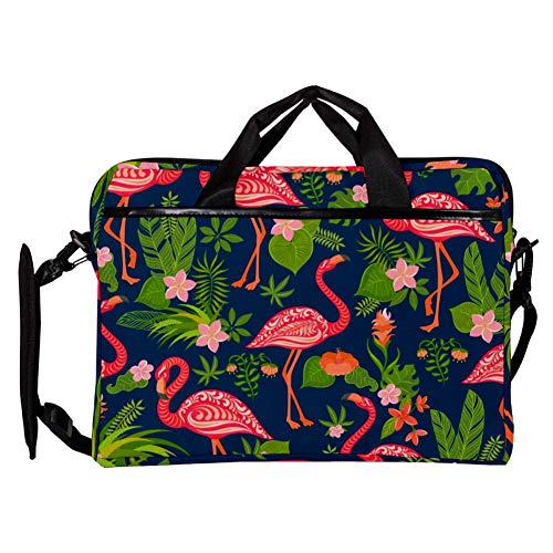 Maletín para portátil 14"-15.4" tipo bandolera crossbody con estampado tropical 3