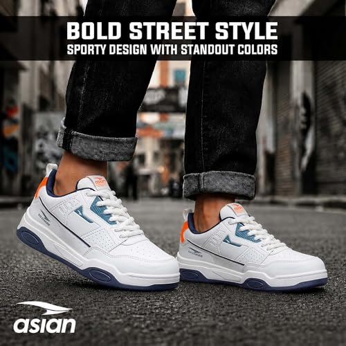 Image of ASIAN Men's Vegas-01 Sneakers | Stylish & Lightweight Design Comfortable Lace-Up Sneakers for Travel & Everyday Use