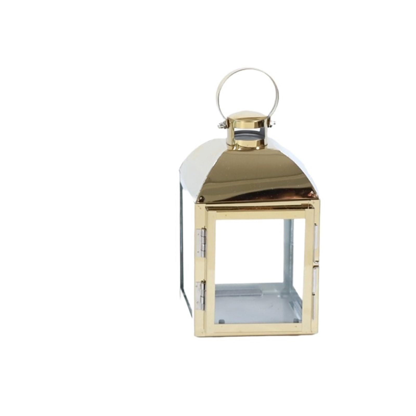 Decorative Lanterns Windproof Stainless Steel Candle Holder,Lantern,Hurricane Candleholder, Stand,Wind Lamp, Candlestick,Wedding Centerpieces(A05 11x10.5x18.5cm)