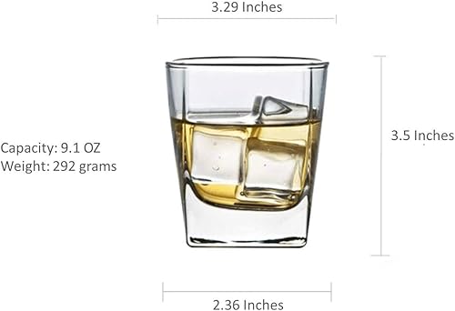 Miniatura 2 de Juego de 6 vasos de whisky de cristal de alta calidad, grandes sin plomo, vasos de degustación de vidrio escocés para beber whisky irlandés y
