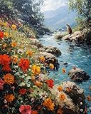 🎨【Product Details】Our paint by numbers for adults kit includes a 16x20 inch premium canvas, acrylic paint set, 3 quality brushes, numbered color guide, number reference sheet. Perfect for DIY oil painting. 🎨【Easy to Finish】Our adult paint by number k...