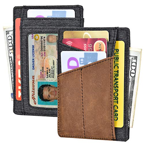 kinzd Minimalist Mens Wallet RFID Front Pocket Wallet Secure Thin Credit Card Holder Men Women2
