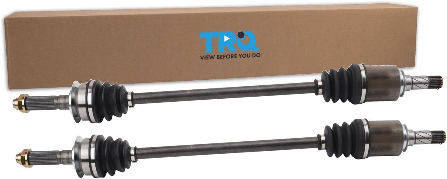 TRQ Rear Driver and Passenger Side CV Axle Assembly Set 2 Piece Compatible with 2014-2018 Subaru Forester 2.5i 2.5i Limited 2.5i Touring 2.5i Premium CVT