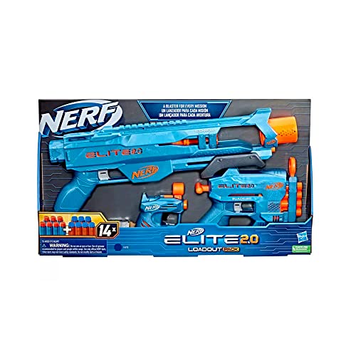 Nerf, Kit de 3 Lançadores Elite 2.0, Cores Variadas