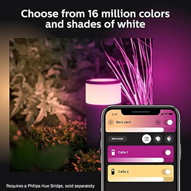 Philips Hue Calla Smart Pathway Light White & Color Ambiance 1 Pack