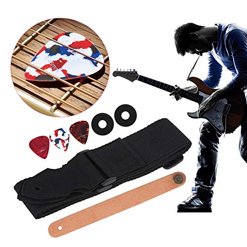 sangle de guitare électrique sangle de guitare pur coton avec 3 pièces micros accessoires d’instruments de musique… - Les Beatles, Paul McCartney, John Lennon, RIngo Starr, George Harrison sangle de guitare électrique sangle de guitare pur coton avec 3 pièces micros accessoires d'instruments de musique… – Image 6
