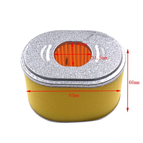 6 Pcs Air Filter Cleaner Element Fits 5.5HP & 6.5HP For Honda GX160 & GX200 - Image 2