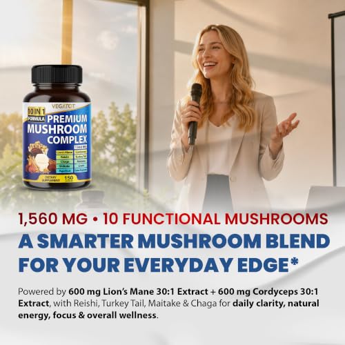 VEGATOT Mushroom Complex Capsules