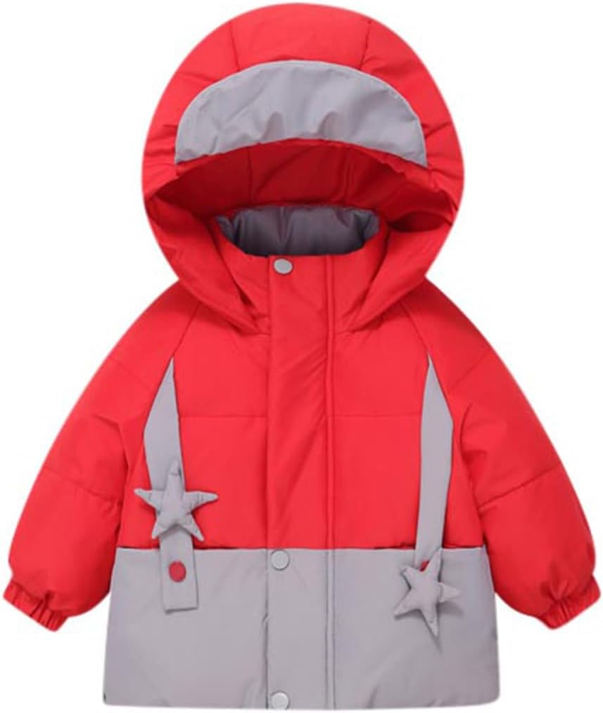 Kids 2 Piece Snow Suit - Thermal Waterproof Skibib Pants and Jackets Boys Girls Winter Windproof Ski Snowsuit 1-6Y
