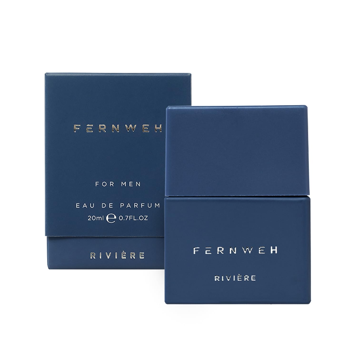 Fernweh Rivière Travel Perfume for Men | Long Lasting Luxury Fragrance | Fresh, Aqua, Lavender, Fruity, Woody Notes | Mini Pocket Perfume | Perfect for Party, Outing, Office & Date | 20ml Eau De Parfum
