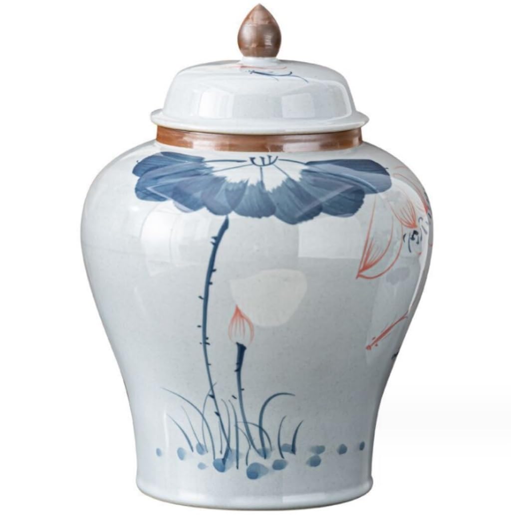 Decorative Ginger Jars Ancient Chinese Porcelain Ceramic Temple Jar