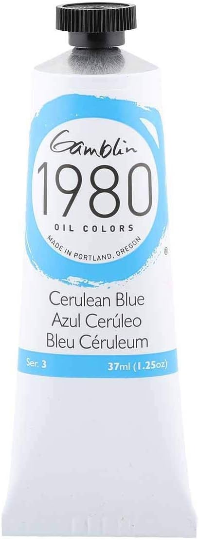 Gamblin 1980 Oil Cerulean Blue - 37 Milliliter