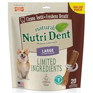 Nutri Dent Zahnsticks Hund Filet Mignon, 20 Stück