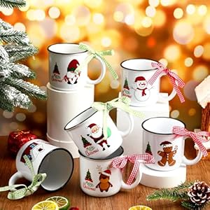 Slinerchristmascoffeemugssetof612ozchristmasmughotchocolatecocoacupsgiftholidayforfamilyfriendsteacherfarmhouseclassical Urban Country Home Decor Sliner christmas coffee mugs set of 6 12 oz christmas mug hot chocolate cocoa cups gift holiday for family friends teacher farmhouseclassical urban country home decor