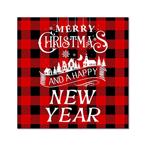 Décoration murale rustique en bois de qualité pour Noël 35cm