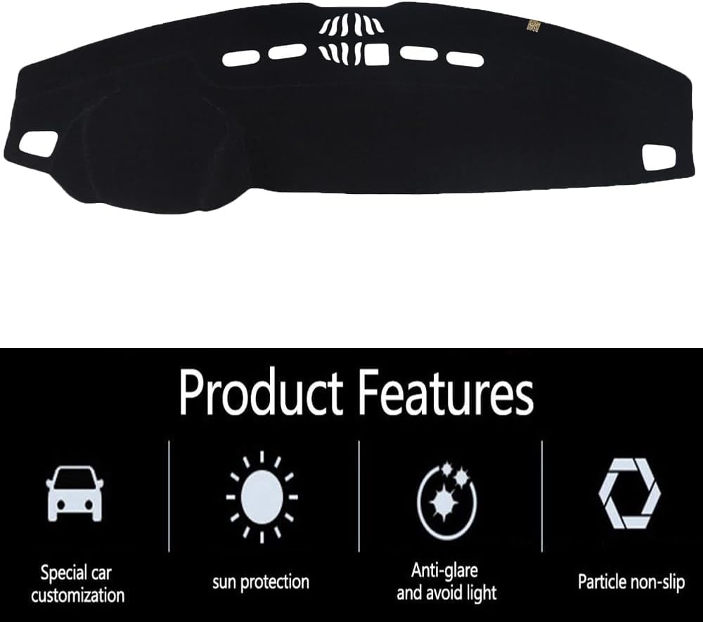 Dashboard Cover for Land Rover Range Rover 2010-2013,Anti-Glare Sun Shield,Non-Slip Custom Fit Dash Mat,Interior Protector,French Velvet