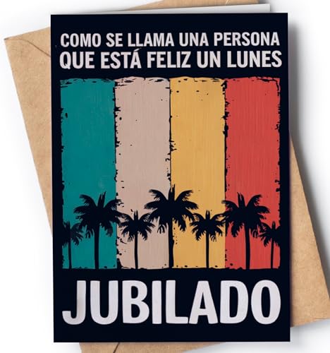 Tarjeta de Jubilación para Hombre, Mujer - Regalo de Feliz Jubilación para Hombre, Mujer - Tarjeta de Jubilación para él, ella - Regalo gracioso de despedida de compañero - Se Llama Jubilado