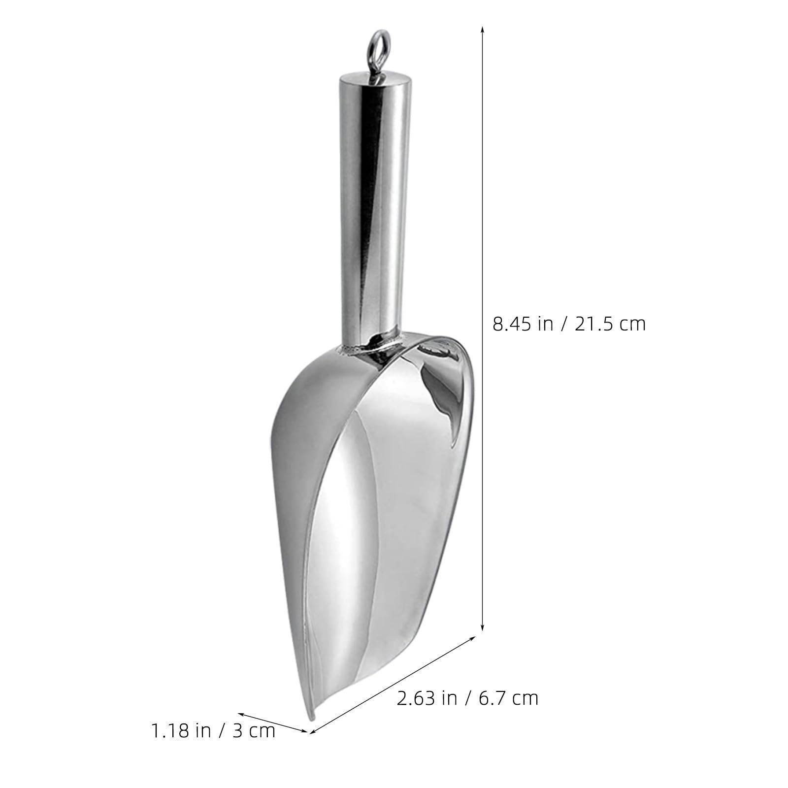 12 Pièces Pelle à Glace en Acier Inoxydable 6 Oz Cuisine et Bar