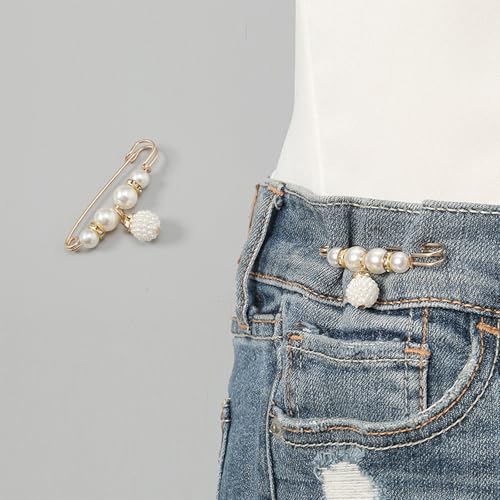 Image of 2 Pcs Scarf Ring Clips for Women Metal Shirt Tightener Cinch Buckle for Silk Scarf Shawl Blouse Sweater T Shirt Clothing Accessories