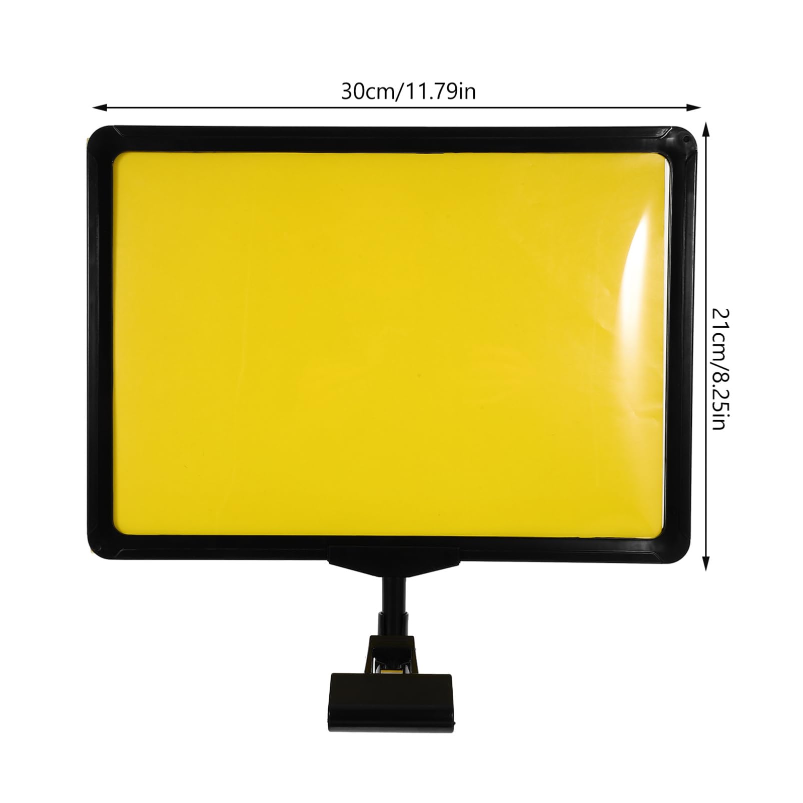 SHINEOFI 10 Piezas De Supermercado Abrazadera De Etiqueta Titular De La Pantalla De Mini Carteles De Pizarra Expositor De Precios Muestra De La Muestra Signos De Comida Abs