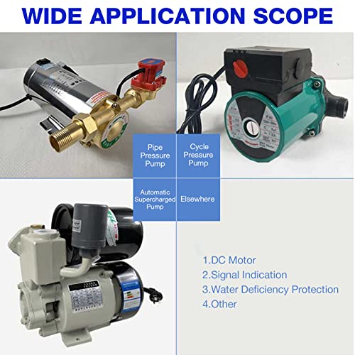 Walfront 1 Pcs Ht-30 Ac 0-110V 0.2A G3/4 "-3/4" Thread Water Pump Flow Sensor Switch #TOP6