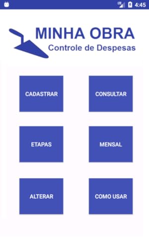 Minha Obra - Controle de Despesas