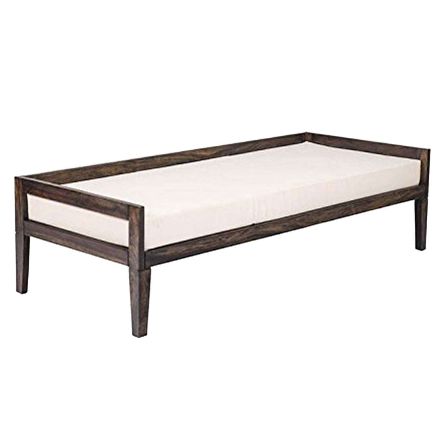 RSFURNITURE Wooden for Living Room | Solid Wood for Bedroom | 3 Seater for Drawing Room | Sheesham Wood, Walnut Finish