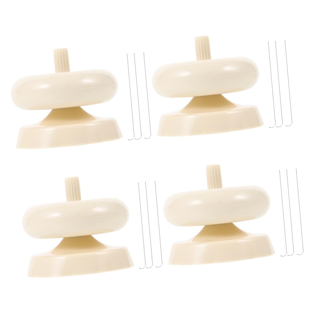 SHINEOFI 4 Juegos Larguero De Cuentas Cucharón Juguetes Herramienta Redondo Fabricante Junta Kit De Hilandero De Cuentas Estera Cuentas De Pulsera Cuentas Para Hacer Joyas Cubo Pastel Metal