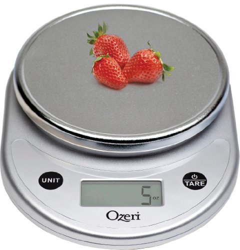 Image of Ozeri Pronto Kitchen and Food Scale with Variable Graduation Technology | Recognized by experts -- Winner of awards from the Food Network, The New York Times' Wirecutter, CNN Underscored, and others.