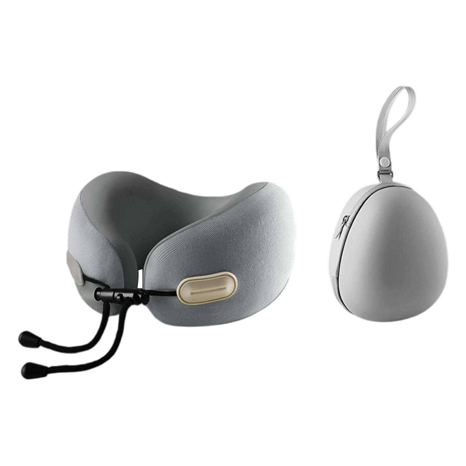 Cuscino cervicale da viaggio, morbido cuscino a forma di U con supporto ergonomico per aereo, lettura, yoga, campeggio e pisolino, design portatile