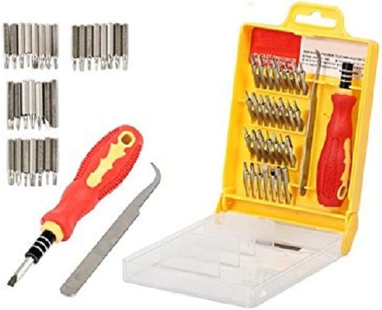 Jackly JK-6066-B Screwdriver Tool Kit For Mobiles, PDA, Laptop , Yellow , 33 Pieces