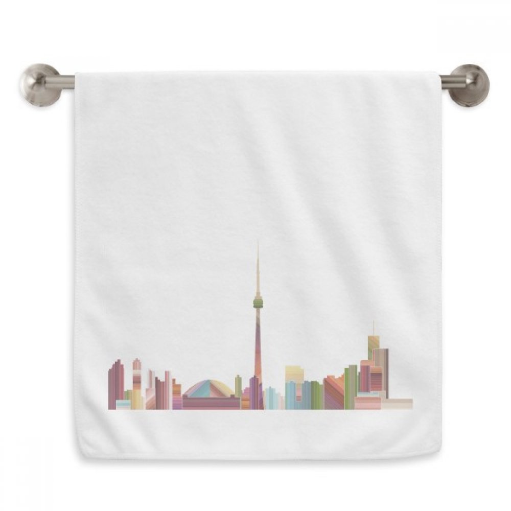 Serviette aquarelle Canada blanche : le cadeau idéal souvenir de voyage et bien-être