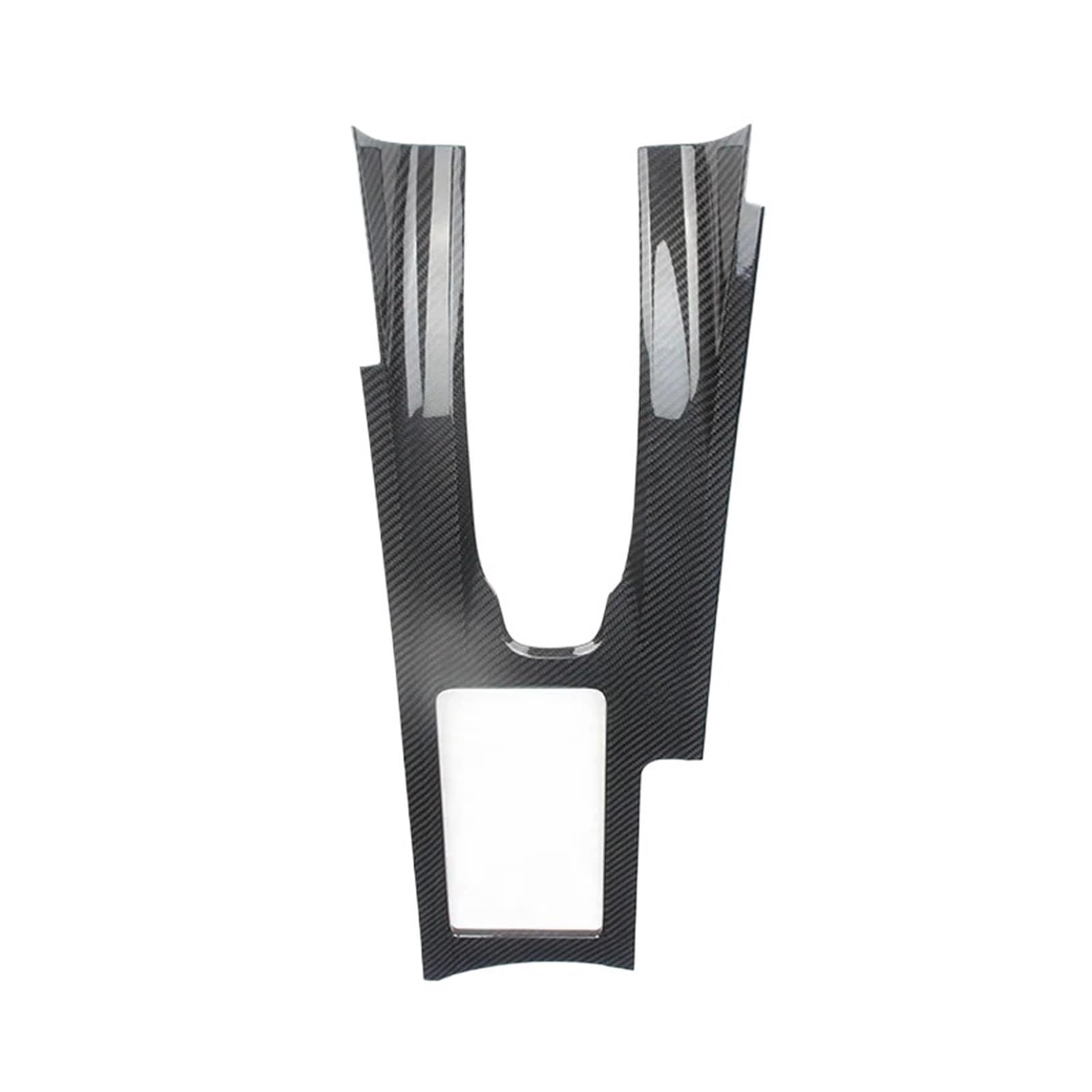 Central Control Trim for Nissan for GTR R35 2008-2016 Central Control Panel Decorative Sticker Interior Accessories(Black Carbon LHD)