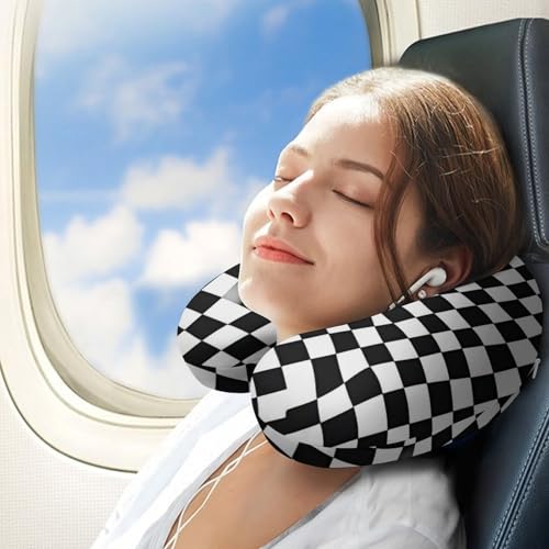 Almohada viscoelástica en U tamaño único cómoda miniatura 3